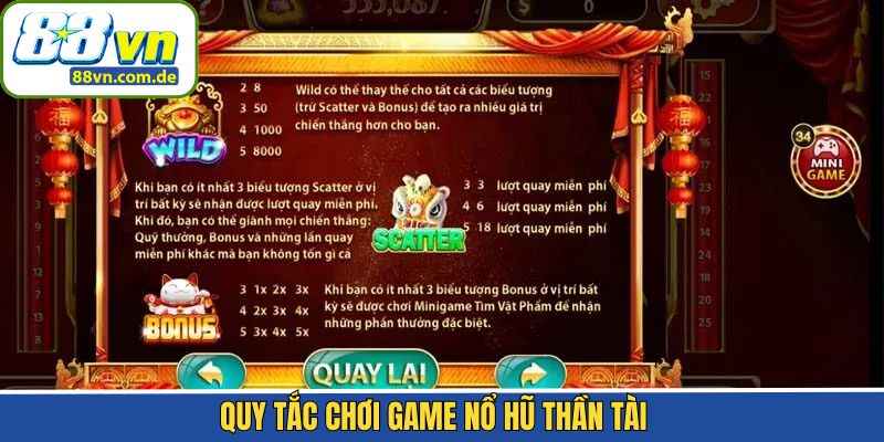 Những điều cần hiểu rõ về luật chơi nổ hũ thần tài